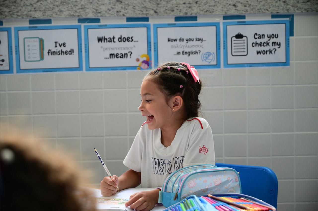 Programa BilíngueCom um Programa Bilíngue, estimulamos a proficiência na língua inglesa de nossos alunos, a partir dos 2 anos de idade, com metodologias adaptadas para cada fase!